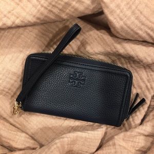 💯Dark Navy Tory Burch Smartphone Wallet/Wristlet